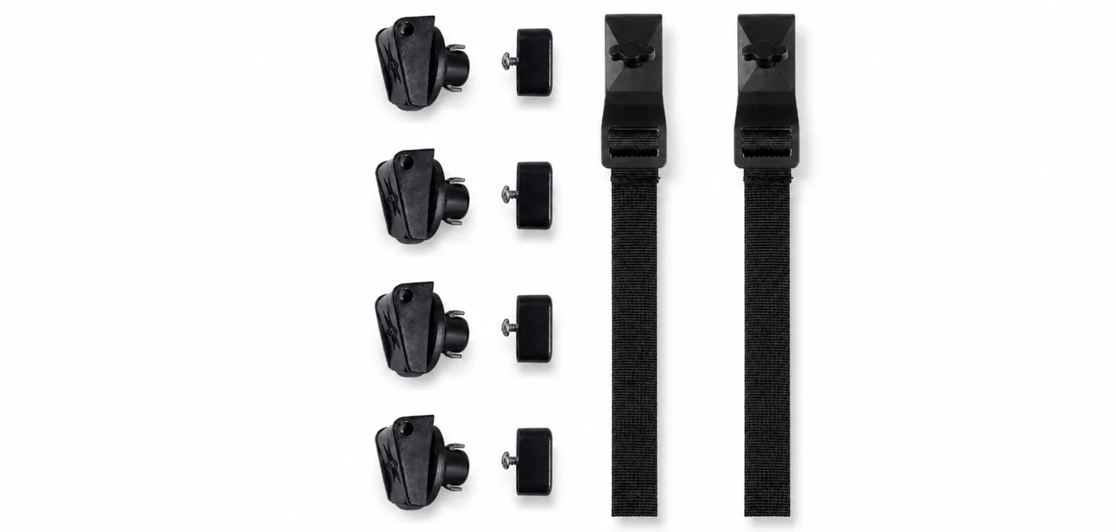 Additional clamp and strap mounting sets for the Ryzer Go